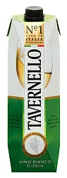 Вино ТАВЕРНЕЛЛО белое п/сух 10-11% т/пак 1л