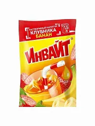 Напиток ИНВАЙТ Клубника-банан растворимый 12г