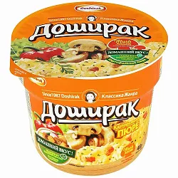 Картофельное пюре б/п ДОШИРАК грибы 40г