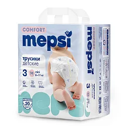 Подгузники-трусики МЕПСИ Комфорт M 6-11кг 20шт