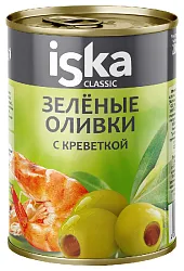 Оливки ИСКА с креветкой ж/б 300мл