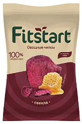 Чипсы овощные ФИТСТАРТ свекла 50г