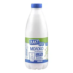 Молоко ЛАКТ бзмж 2.5% пэт 850г