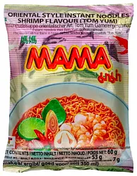 Лапша б/п МАМА со вкусом креветки том ям м/у 60г