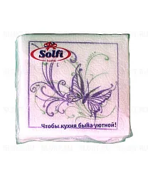 Салфетки СОЛФИ с рисунком 1сл 50шт