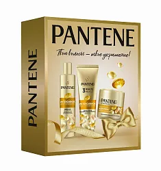ПН ПАНТИН Интенсивное восстановление маска 300мл+ шампунь 250мл+бальзам-ополаскиватель 220мл