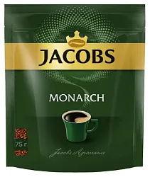 Кофе ЯКОБС Монарх сублимированный растворимый м/у 75г