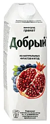 Напиток сокосодержащий ДОБРЫЙ виноград гранат 1л