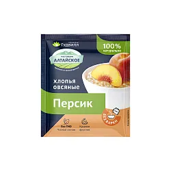 Овсяные хлопья ГУДВИЛЛ с персиком м/у 40г
