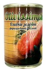 Оливки ОЛИВИССИМО с семгой ж/б ключ 300мл