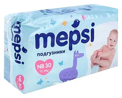 Подгузники МЕПСИ до 6кг 30шт