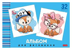 Альбом для рисования ХАТБЕР Мультяшки 32л