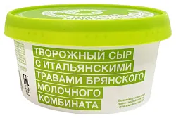 Сыр творожный БРЯНСКИЙ МК с итальянскими травами бзмж 60% 150г
