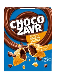 Завтрак ЛЮБЯТОВО Шокозавр подушечки с шоколадно-молочной начинкой 220г