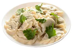 Вареники с картофелем и грибами отварные 290г