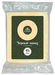 Сыр БЕЛОГОРЬЕ Черный монах с пажитником бзмж 45% 180г