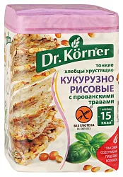 Хлебцы ДР.КЕРНЕР Кукурузно-рисовые с прованскими травами 100г