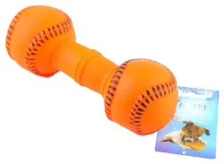 Игрушка для собак УЮТ Гантель бейсбольная 19*6см