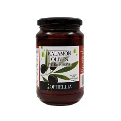 Оливки ОФЕЛЛИЯ Каламата в рассоле с/к ст/б 370мл