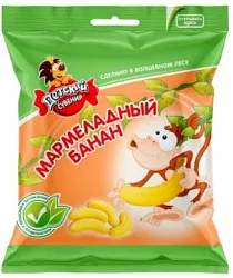 Жевательный мармелад СЛАВЯНКА Детский сувенир банан 70г