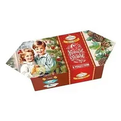 Новогодний подарок СЛАВЯНКА Лучшее от Фабрики Крупской карт/уп 211г