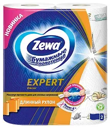 Бумажные полотенца ЗЕВА Эксперт Декор 2рул