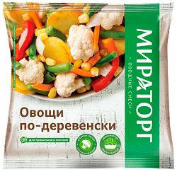 Смесь МИРАТОРГ Овощи по-деревенски с/м 400г