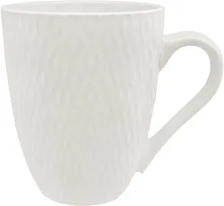 Кружка рельефная белая 400мл