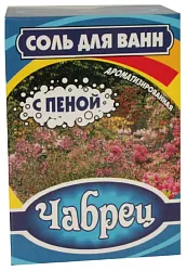 Соль для ванн БАХТАШ Чабрец с пеной 400г
