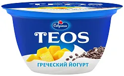 Йогурт САВУШКИН Теос манго чиа бзмж 2% 140г