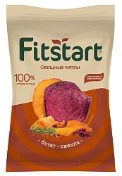 Чипсы овощные ФИТСТАРТ батат свекла 50г