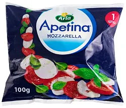 Сыр АПЕТИНА Моцарелла бзмж 45% 100г