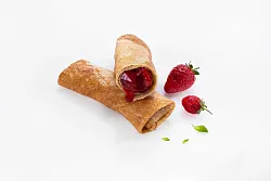 Блин фаршированный клубникой 120г