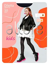 Колготки детские АЛЛЮР Дилетта 50ден синие р.128-134