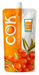 Сок САВА облепиховый прямого отжима д/пак 0.5л
