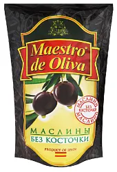 Маслины МАЭСТРО ДЕ ОЛИВА б/к м/у 170г