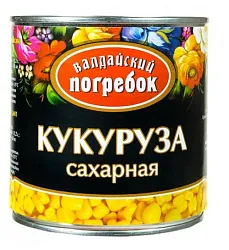 Кукуруза ВАЛДАЙСКИЙ ПОГРЕБОК сахарная ж/б ключ 425мл