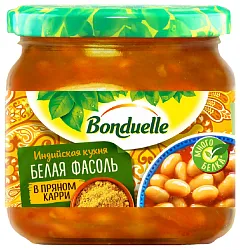 Фасоль БОНДЮЭЛЬ печеная с карри ст/б 350мл