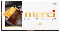 Шоколад МЕРСИ горький 72% 100г
