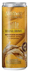 Напиток кофейный НАТУРА СЕЛЕКШН Латте банан карамель бзмж 2.4% 220г