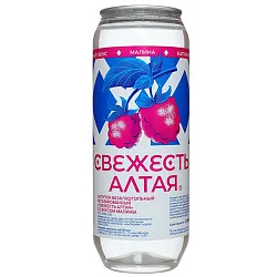Вода СВЕЖЕСТЬ АЛТАЯ малина 0.45л
