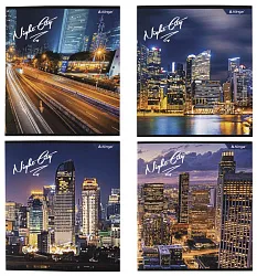 Тетрадь АЛИНГАР Найт сити клетка 36л арт.AL9896