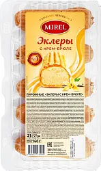 Пирожное МИРЕЛЬ Эклер крем-брюле 160г