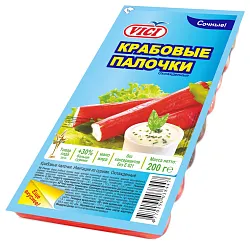 Крабовые палочки ВИЧИ cочные с/м 200г
