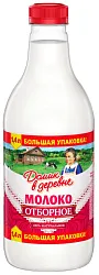 Молоко ДОМИК В ДЕРЕВНЕ пастер отборное бзмж 3.7% пэт 1400мл