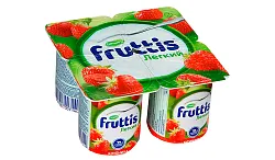 Йогуртный продукт ФРУТТИС Легкий клубника бзмж 0.1% 110г