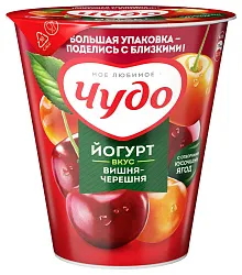Йогурт ЧУДО вишня черешня бзмж 2% 290г