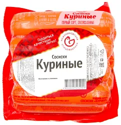 Сосиски МЕЖЕНИНОВСКАЯ ПФ филейные 350г
