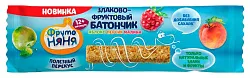 Злаково-фруктовый батончик ФРУТОНЯНЯ яблоко персик малина 25г