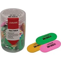 Ластик ДЕВЕНТЕ Эллипс цветной арт.4070905